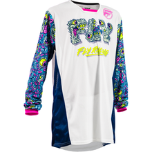 Yth Kinetic Mesh Mutant Jersey White/Blue/Multi Yxl