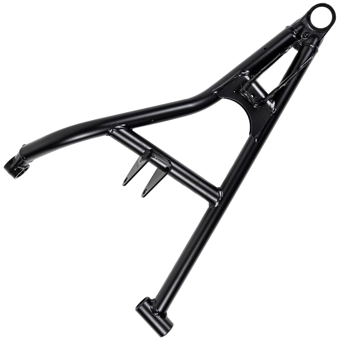 Polaris RZR Control Arm Weld, Front, Upper, Left, 64, Matte Black, Genuine OEM Part 1025143-458, Qty 1