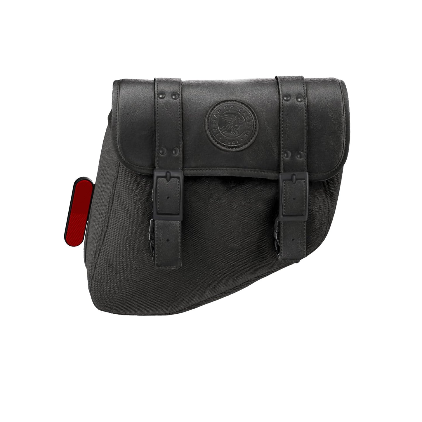 Indian Motorcycle Saddle Bag Right-Hand for Specific Scout Models, Black Waterproof Motorcycle Side Bag, Powersports Saddle Bags for Motorcycle Storage, Qty 1-2890284-VBA