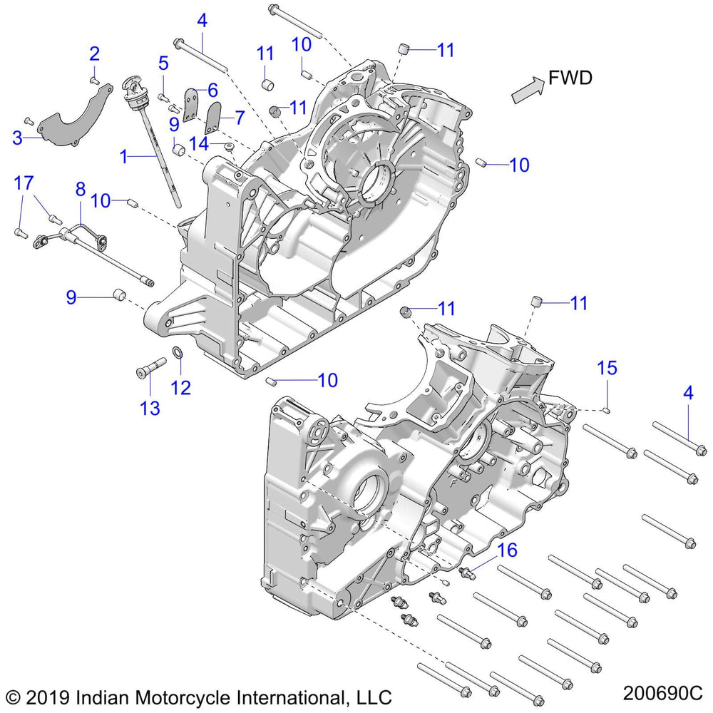 
                      
                        Indian Motorcycle DIPSTICK-OIL FILL,M30 [INCL O-RING], Genuine OEM Part 5457318, Qty 1
                      
                    