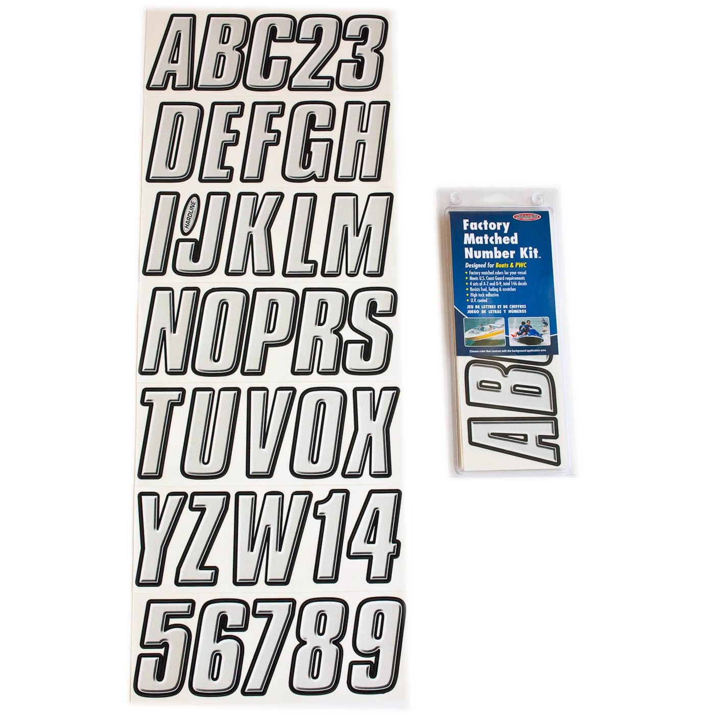 Series 800 Registration Kit Silver/Black