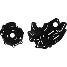 Ignition/Clutch Covers Black Yam