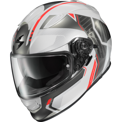 Ryzer Full Face Helmet Switch White/Grey Xl