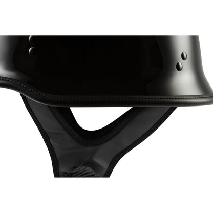 9mm German Beanie Helmet Gloss Black Xl