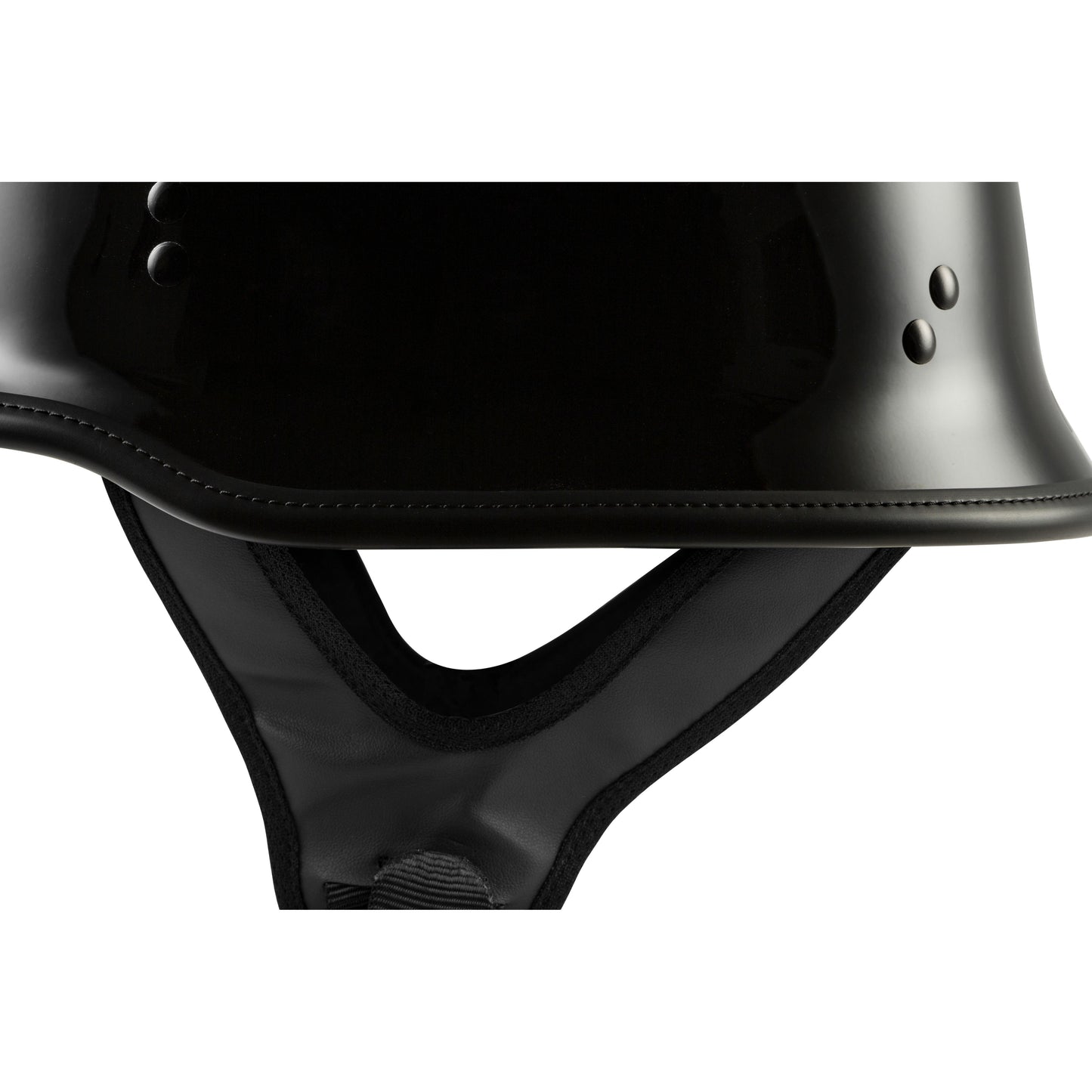 9mm German Beanie Helmet Gloss Black 2x
