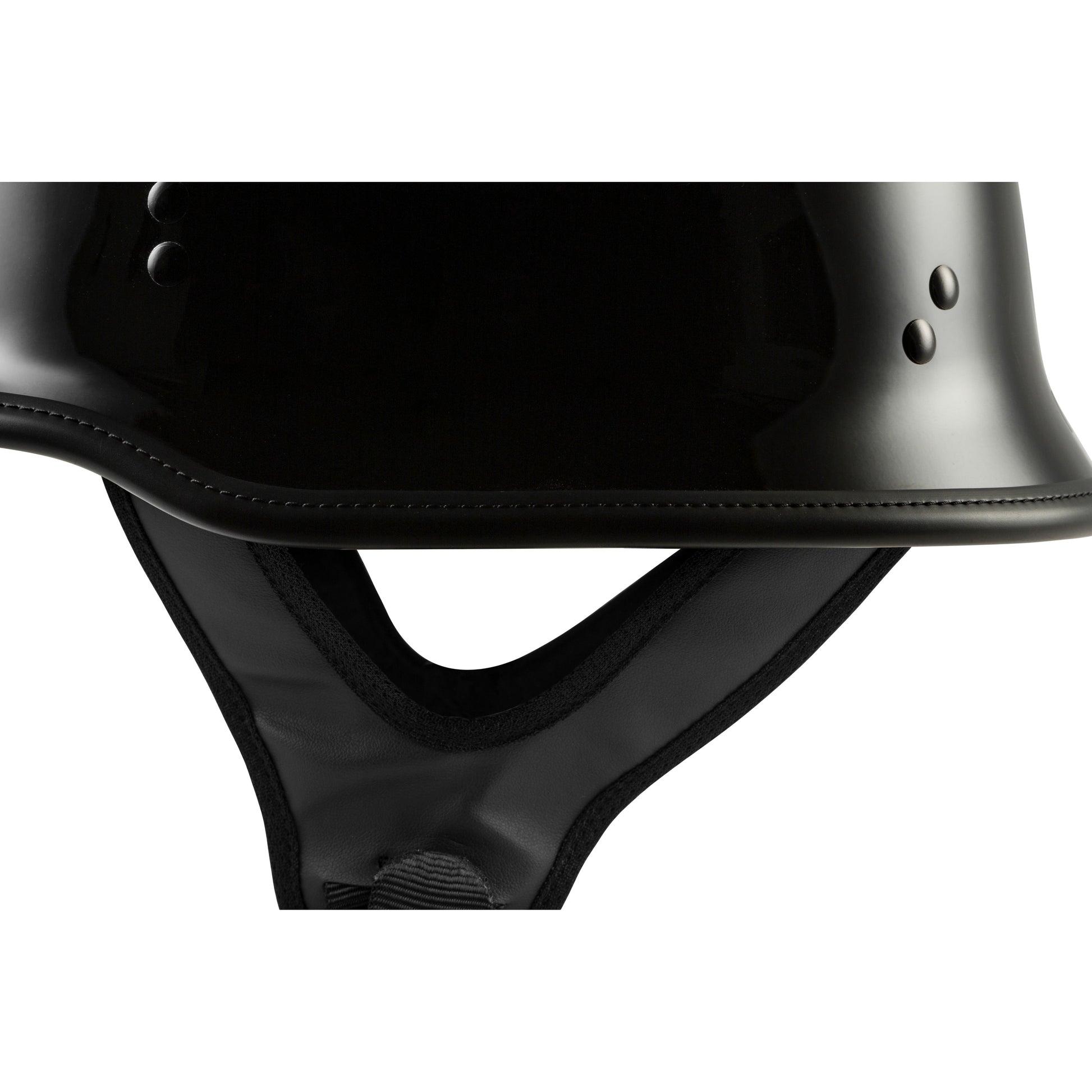 9mm German Beanie Helmet Gloss Black 2x