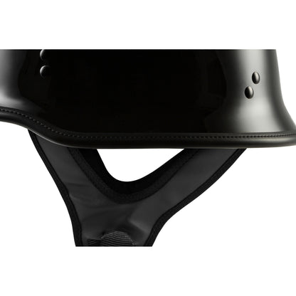 9mm German Beanie Helmet Gloss Black 2x