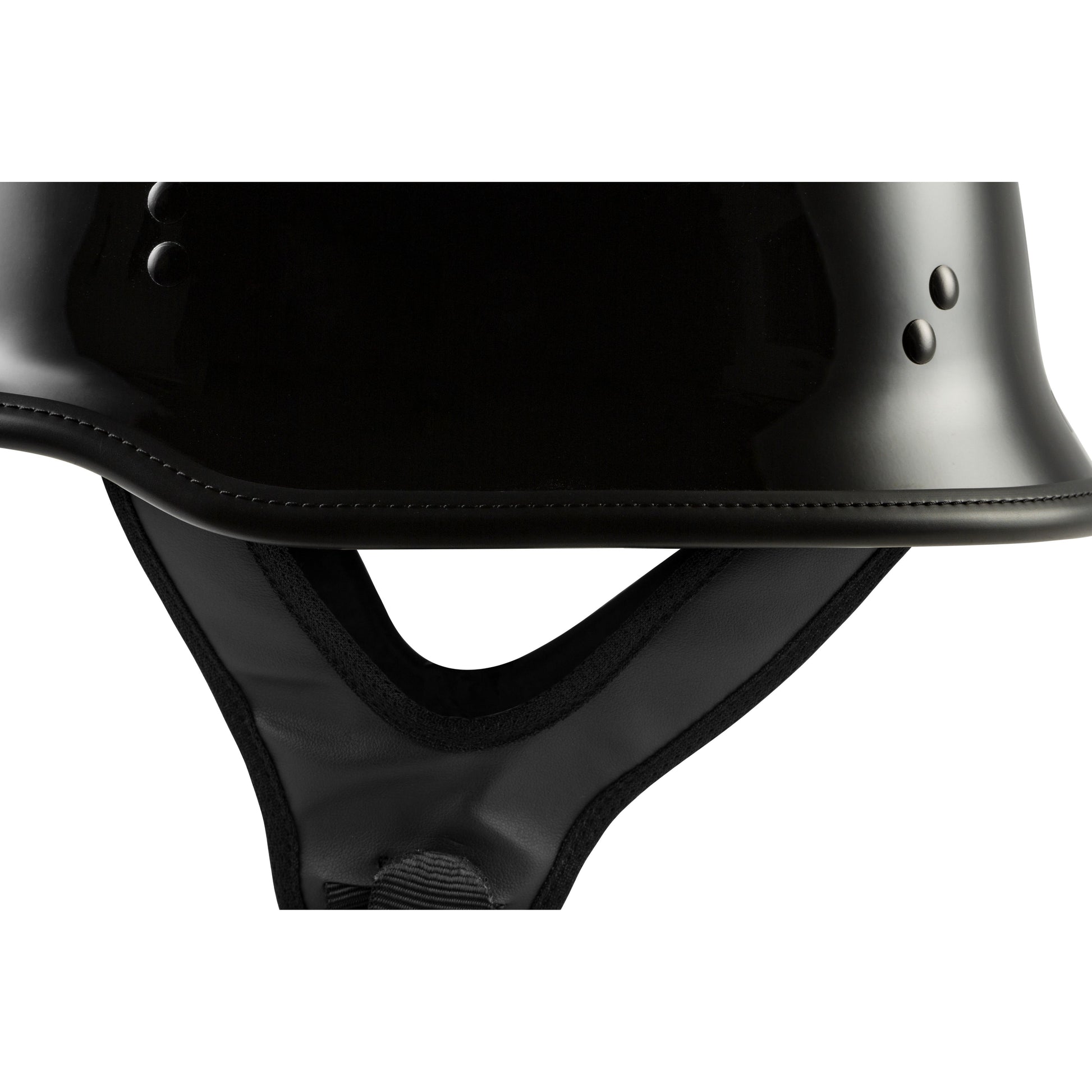 9mm German Beanie Helmet Gloss Black 3x