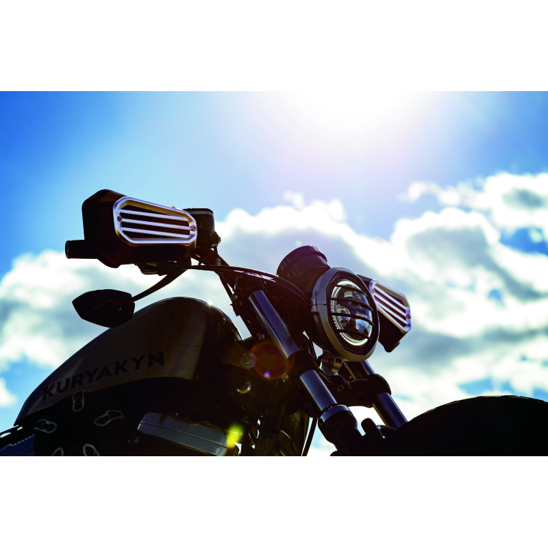 Kuryakyn Dillinger Handguards Silver