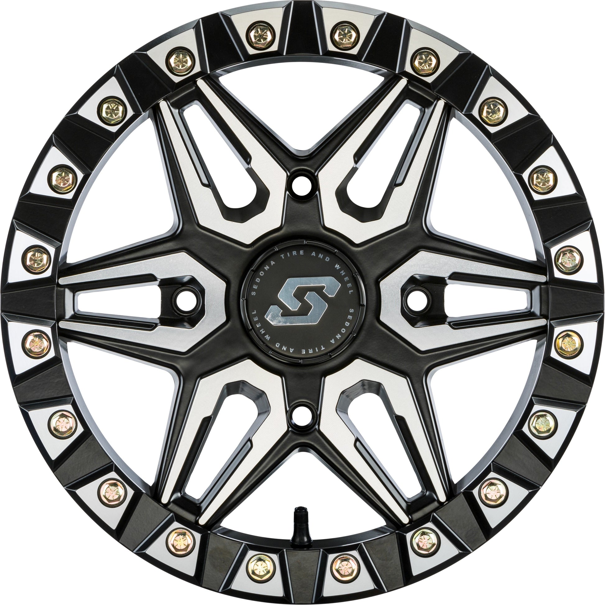 Split 6 Bdlk Wheel 15x6 4/137 5+1 (+38mm) Blk/Machined