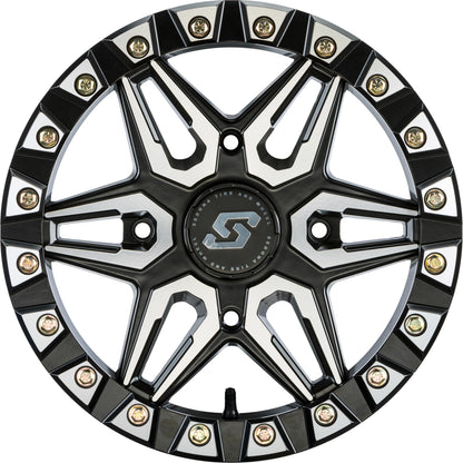 Split 6 Bdlk Wheel 15x6 4/137 5+1 (+38mm) Blk/Machined