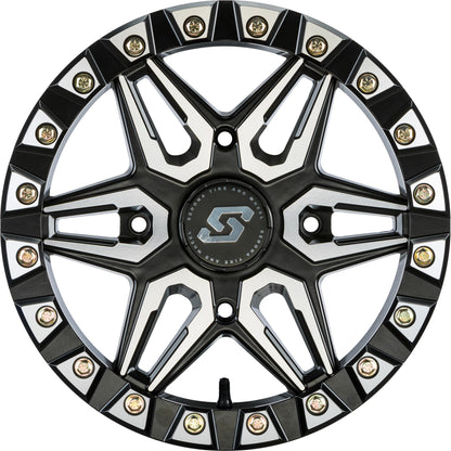 Split 6 Bdlk Wheel 15x6 4/156 5+1 (+38mm) Blk/Machined