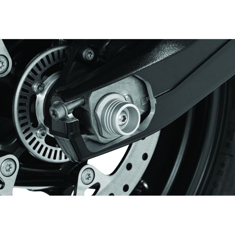 Kuryakyn Lodestar Rear Axle Slider Silver