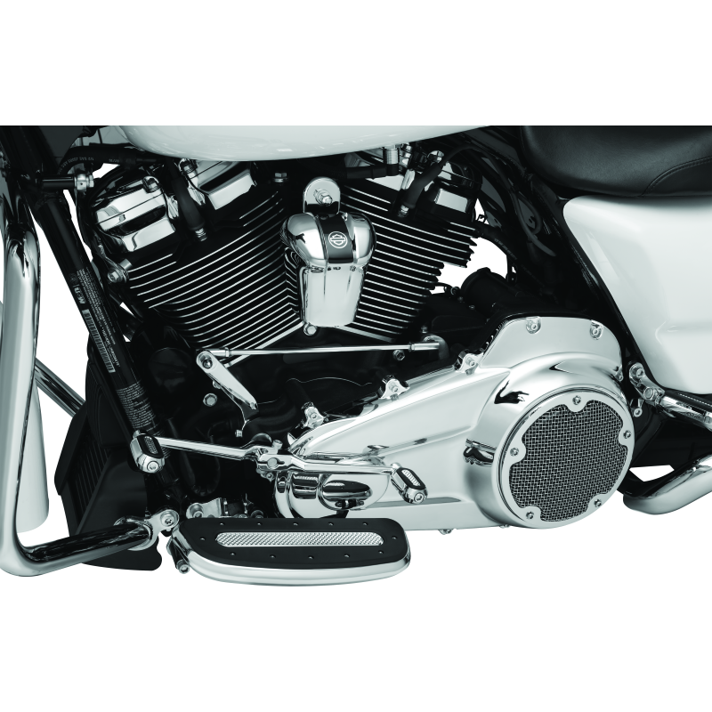 Kuryakyn Precision Transmission Top Cover 17-Up Touring Models Chrome