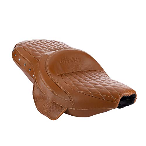 Indian Motorcycle Genuine Leather Extended Reach Heated Touring Seat - 2882423-06