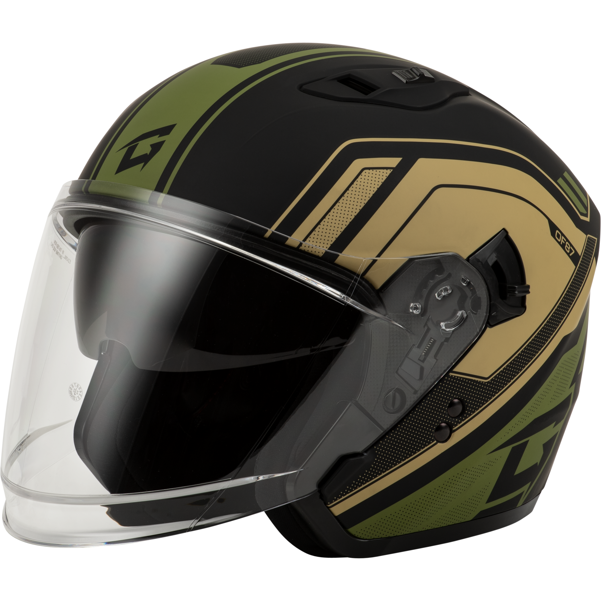 Of 87 Duke Helmet Matte Black/Green Xs