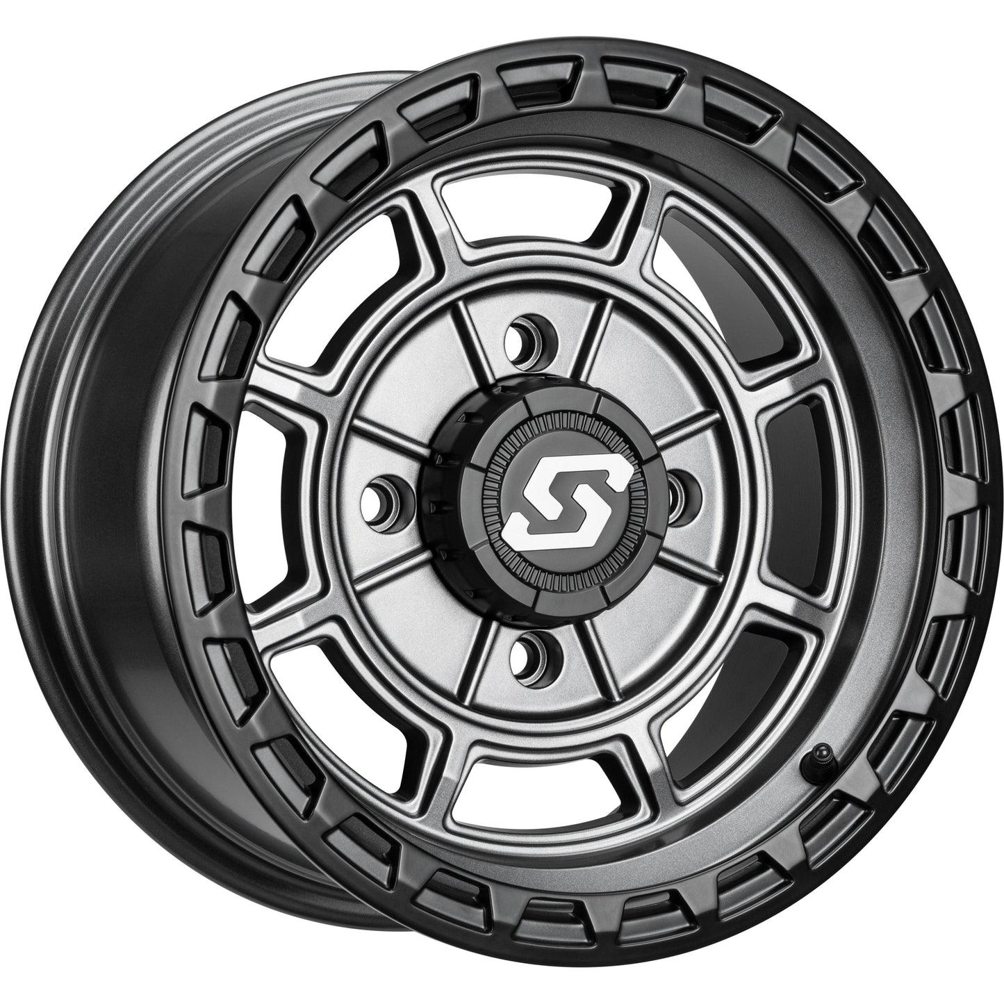Rift Wheel 15x7 4/156 5+2 (+10mm) Carbon Grey