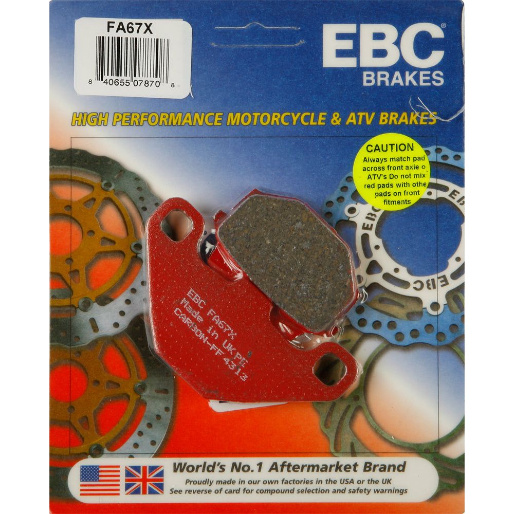Brake Pads Fa67x Carbon X Series