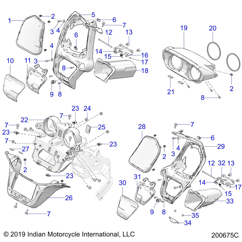 
                      
                        Indian Motorcycle DASH-LH,SMKTITNMET [PREMIUM], Genuine OEM Part 5456886-632, Qty 1
                      
                    