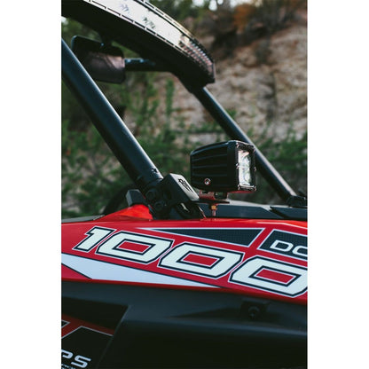 Rigid Industries 2014-2015 Polaris RZR XP1000 Single A Pillar D/DXL/SR-M/SR-Q-Series Mount Bracket