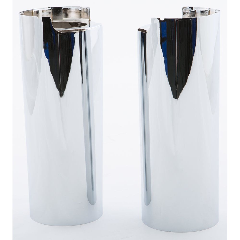 Uppr Fork Tube Cvrs Chrome +2" Touring 14 Up