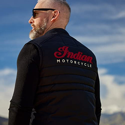 Indian Motorcycle Men's Clayton Thermo Vest, Black - S - 283318602