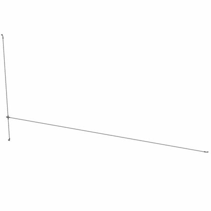 Polaris Ranger Brake Line, 3 Way, 123 in, Genuine OEM Part 1912417, Qty 1
