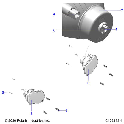 Polaris Victory Motorcycles Headlight Bulb, 55/60 Watt, Genuine OEM Part 4011524, Qty 1