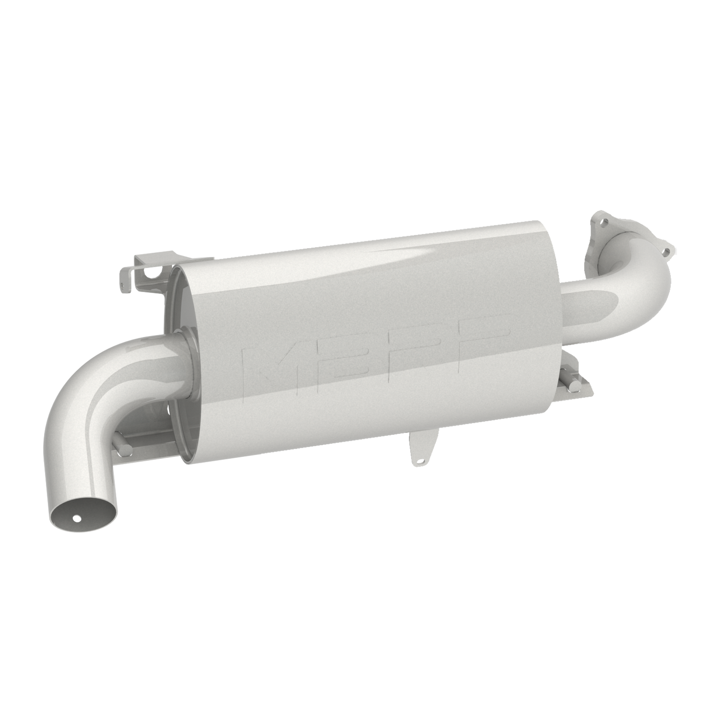 Single Slip On System W/ Oval Sport Muffler Chrome