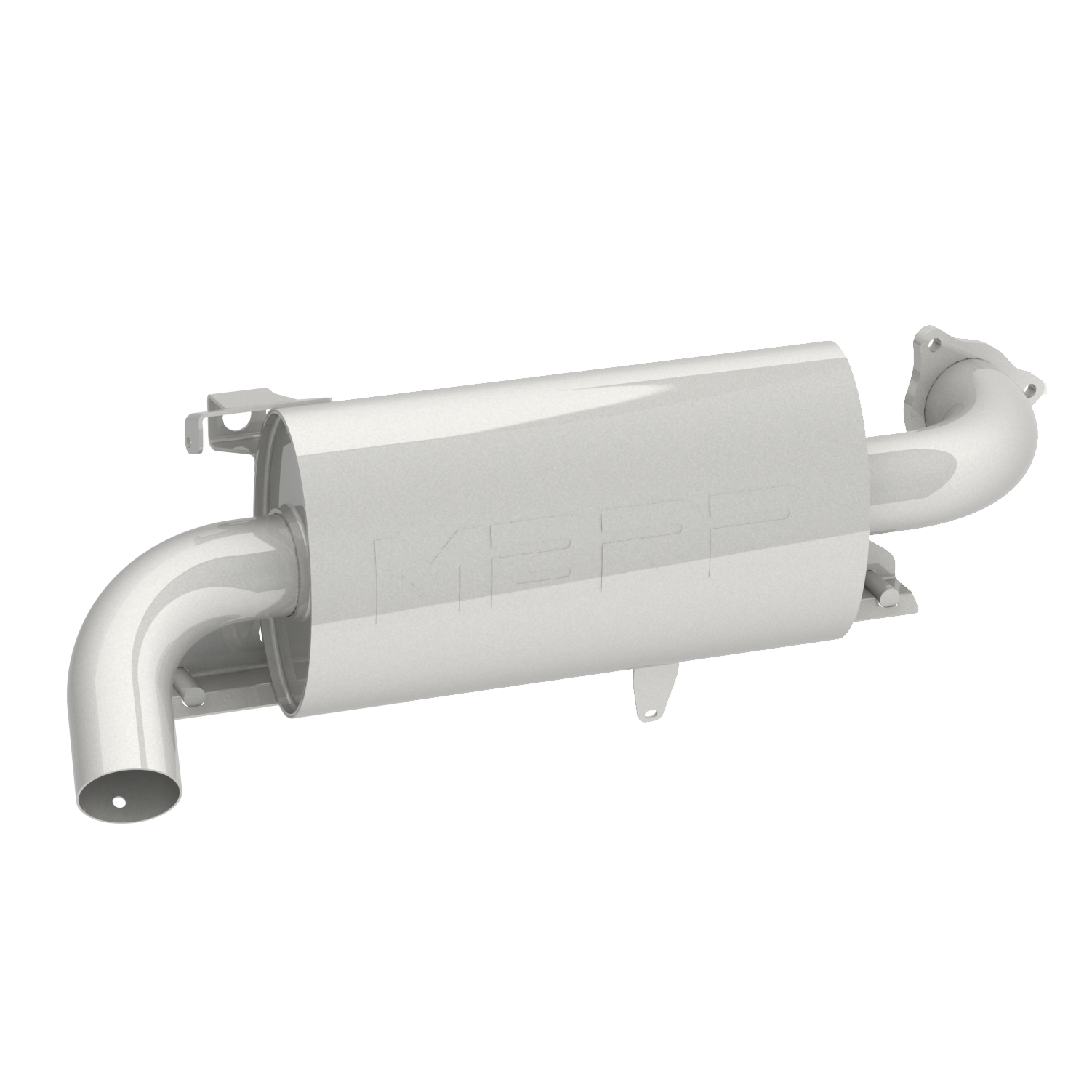 Single Slip On System W/ Oval Sport Muffler Chrome