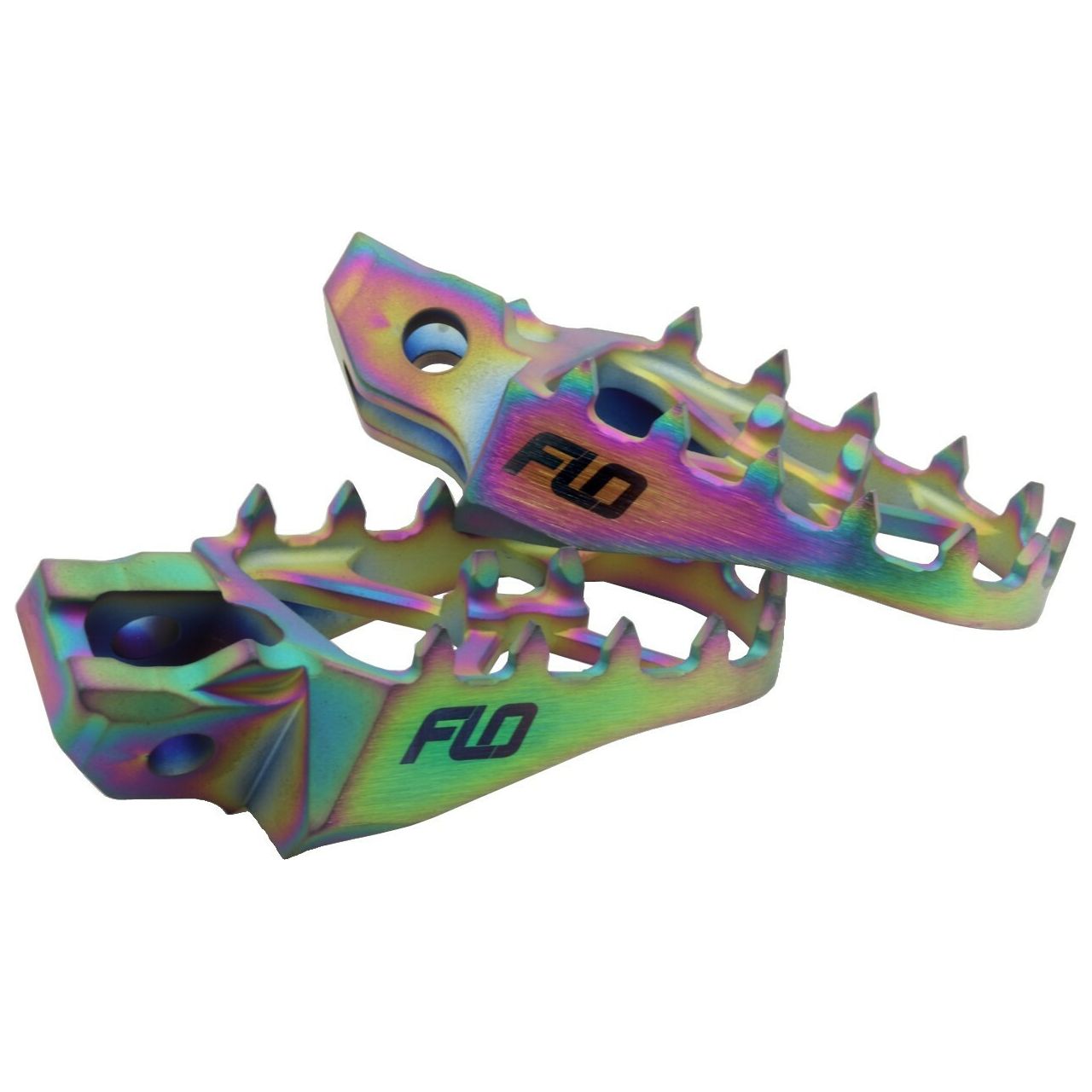 Titanium Foot Pegs Jet Fuel Hon/Kaw