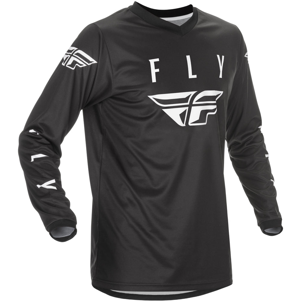 Fly Universal Jersey Black/White Lg