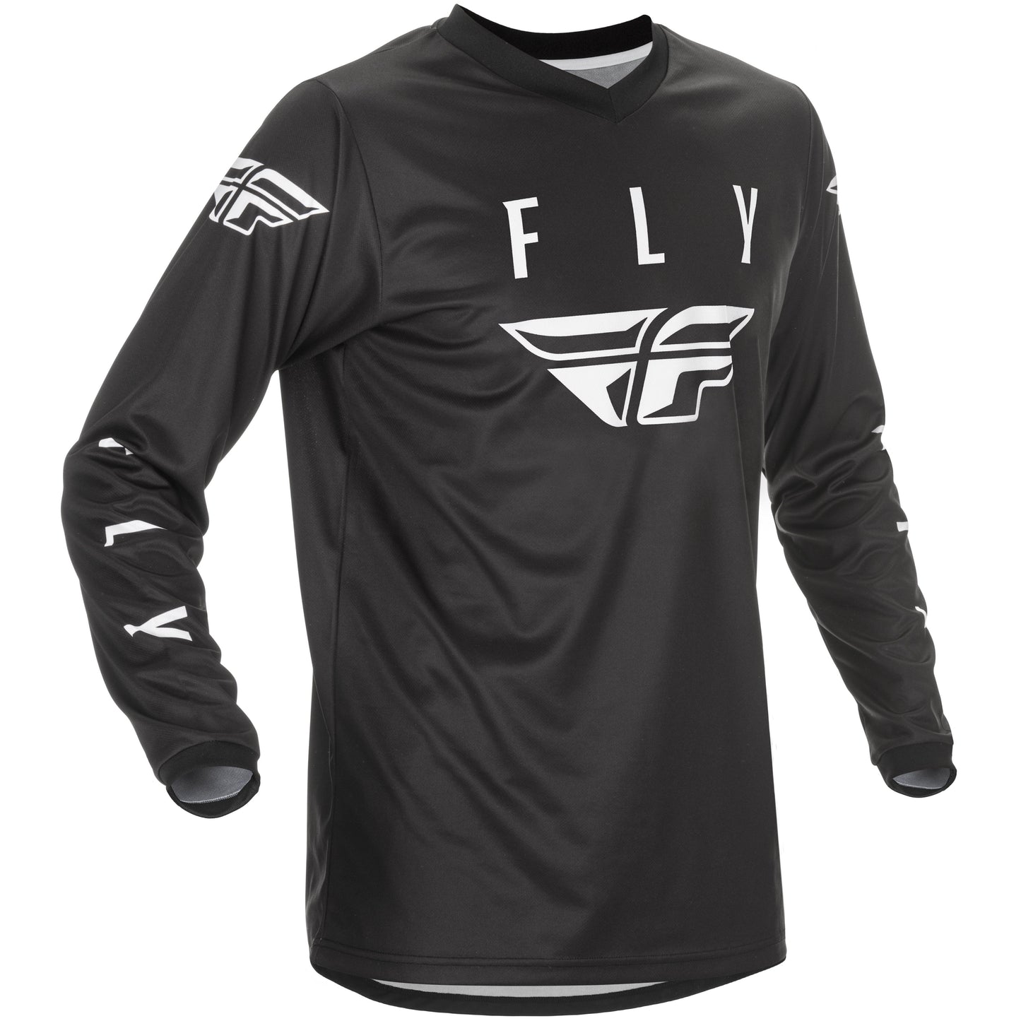 Fly Universal Jersey Black/White Lg