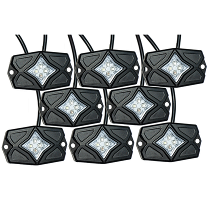 RGBW Rock Light Kit - 8pcs | UTVS-RLKIT8