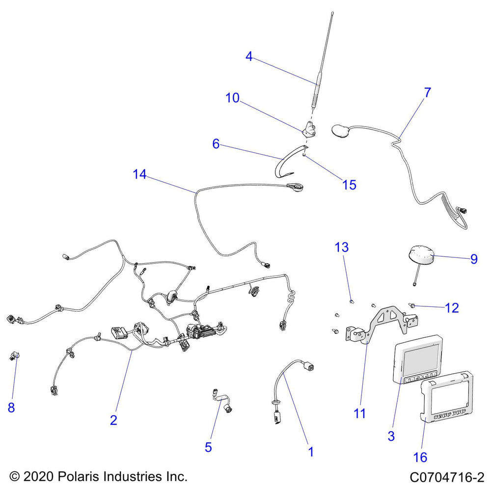 
                      
                        Polaris RZR Display Bracket, 7 in, RZR, Genuine OEM Part 5266577-329, Qty 1
                      
                    