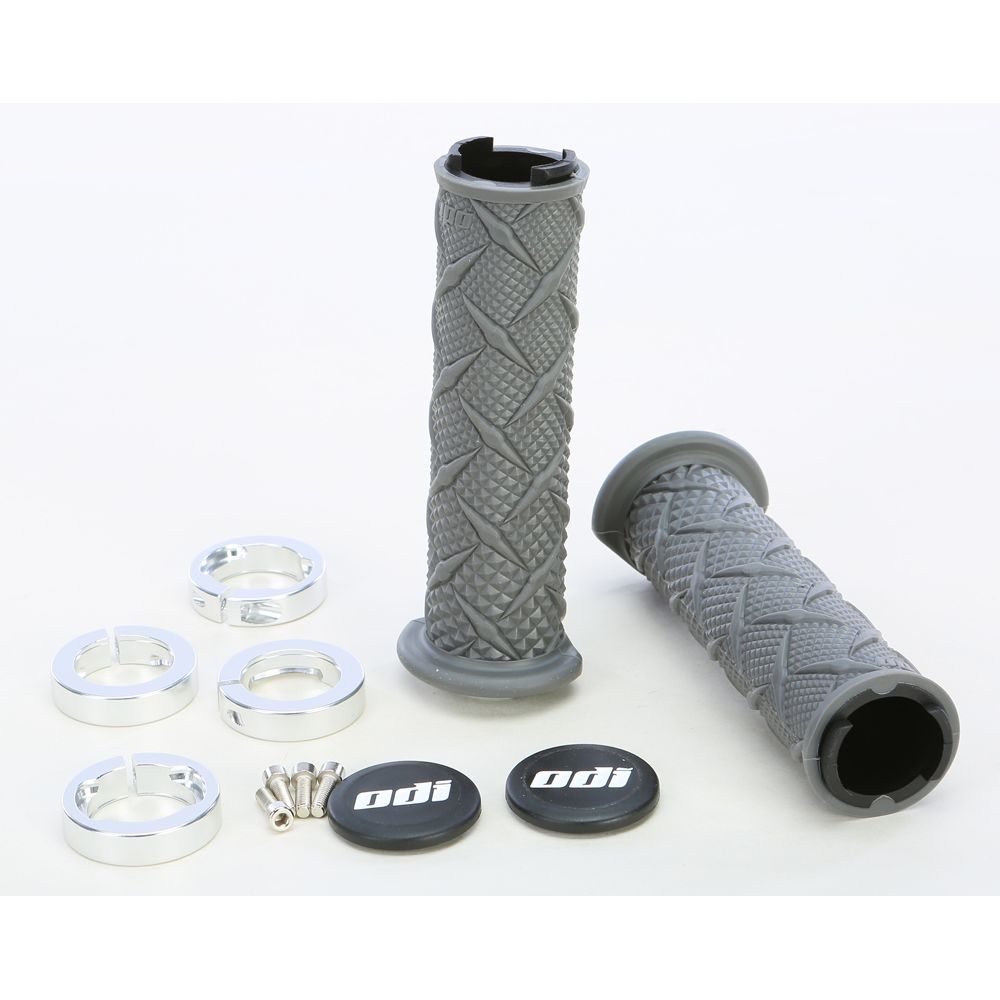 Atv X Treme Lockon Grip Silver