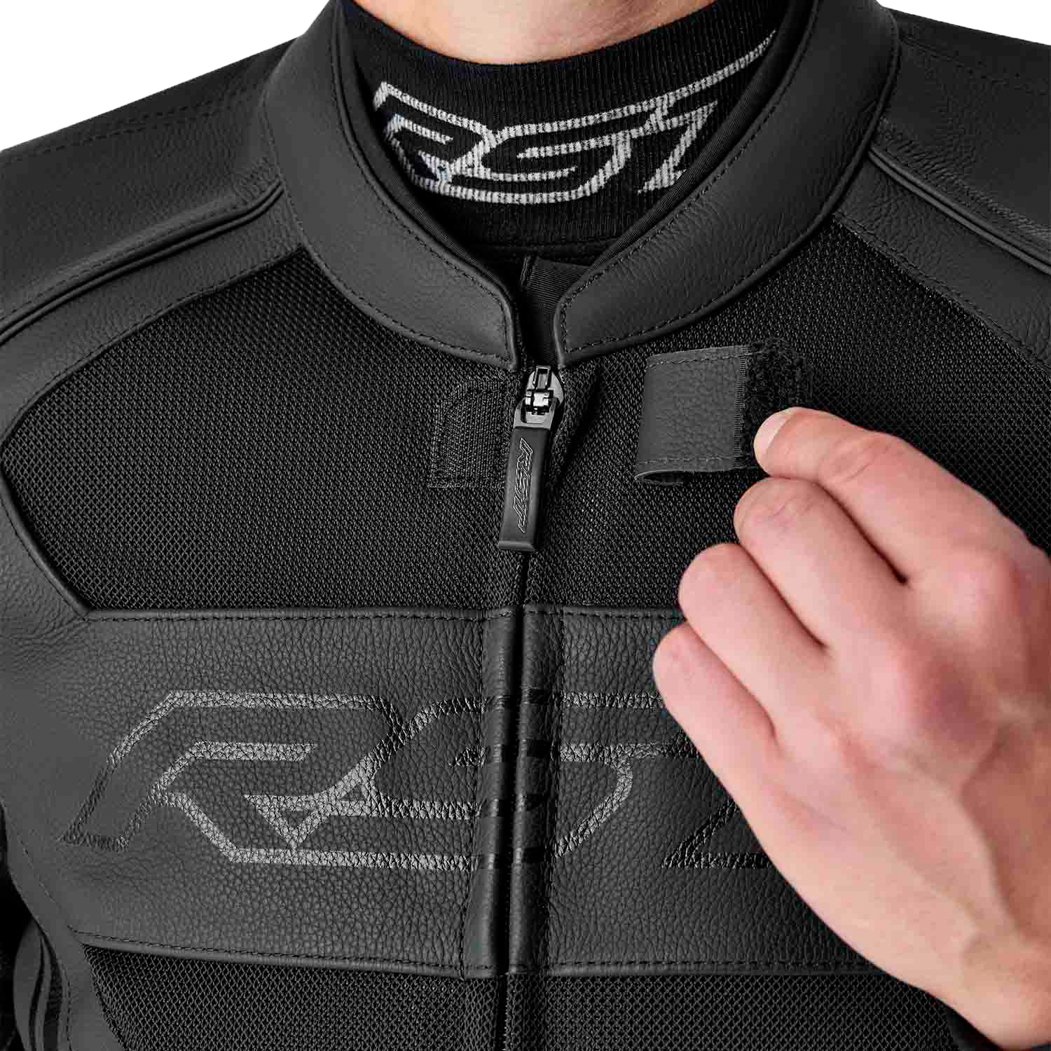 S1 D3o Mesh Leather Jacket Black Xl