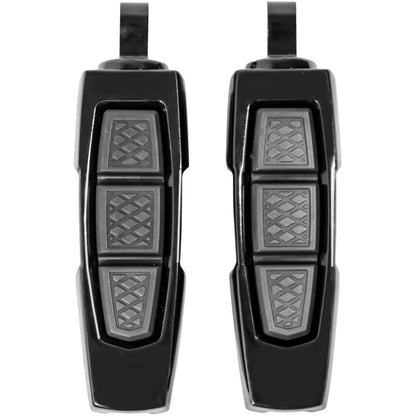 Kuryakyn Enygma Pegs With Adapter- Gloss Black