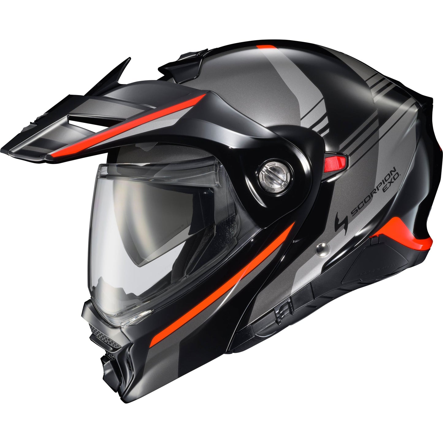 Exo At960 Modular Helmet Monk Black/Red 3x