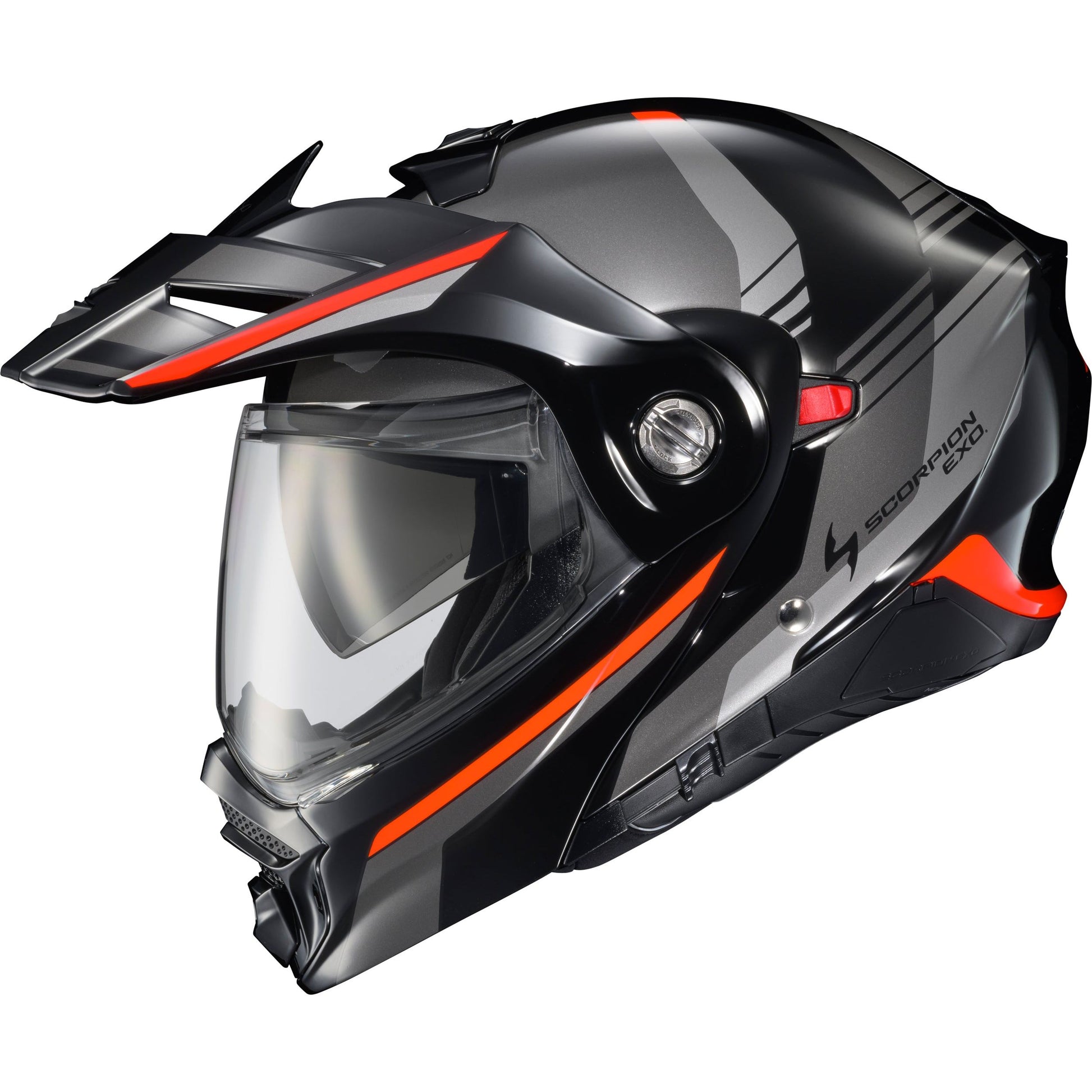 Exo At960 Modular Helmet Monk Black/Red 3x
