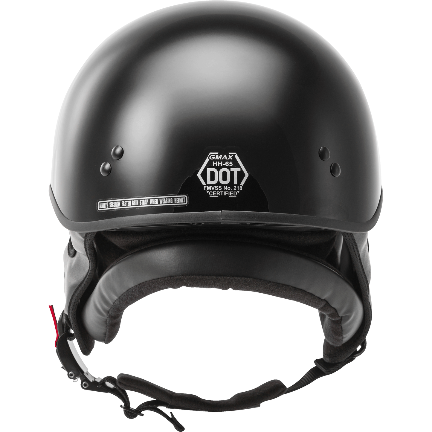 Hh 65 Half Helmet Naked Black Md