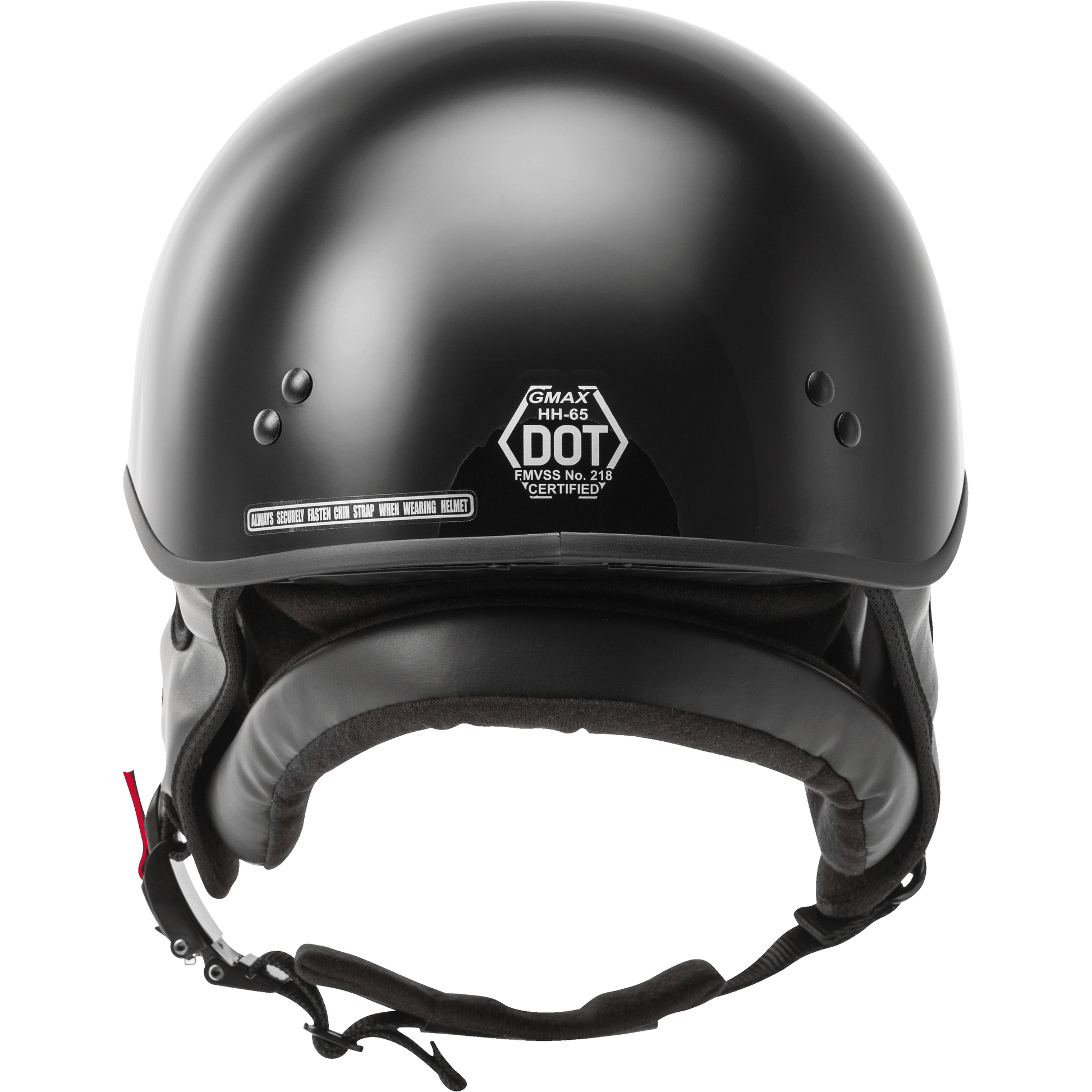 Hh 65 Half Helmet Naked Black Md