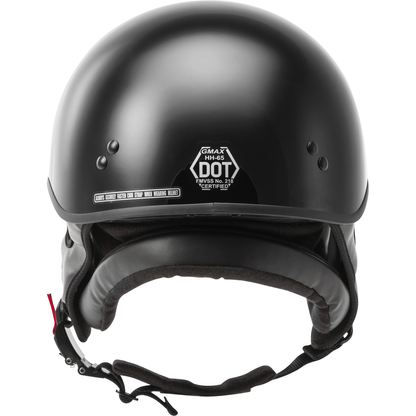 Hh 65 Half Helmet Naked Black Md