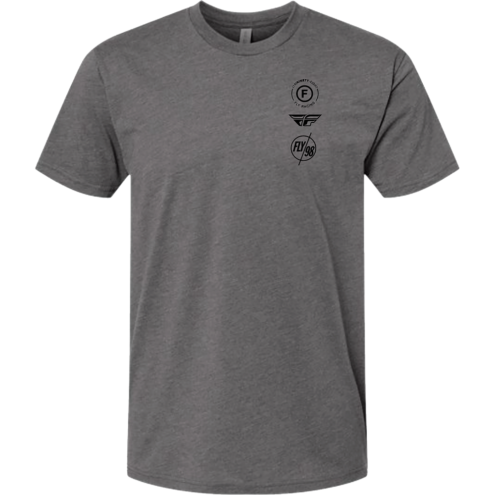 Fly Atom Tee Gunmetal Heather Md