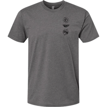 Fly Atom Tee Gunmetal Heather Lg