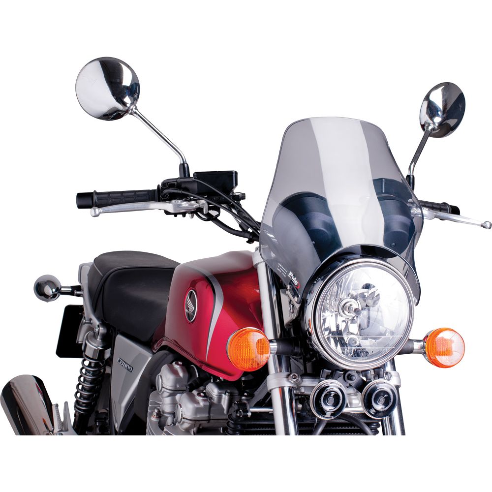 Windscreen Naked Headlight Mount Smoke