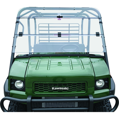 QuadBoss 09-22 Kawasaki KAF620M Mule 4010 4x4 Windbreak Folding Windshield