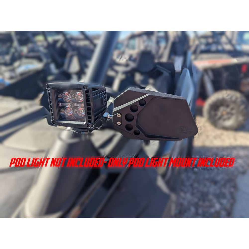 
                      
                        Dirtbag Brands 6061 Billet Mirrors with Ditch/Pod Light Mounts Compatible With All Polaris RZR, Maverick X3, Honda Talon, Kawasaki KRX, and Yamaha YXZ
                      
                    