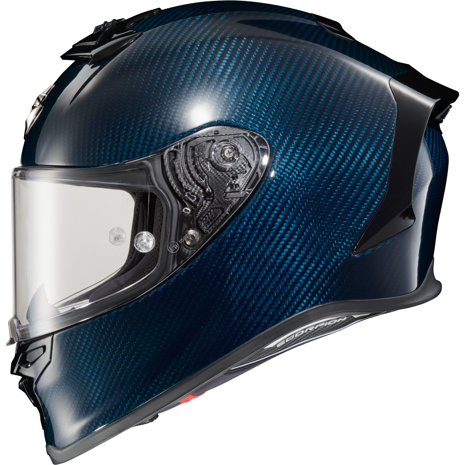 Exo R1 Air Full Face Helmet Carbon Blue Sm