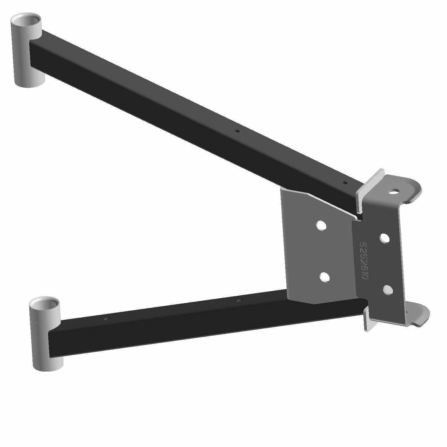 Polaris Ranger Control Arm, Rear, Lower, Medium Gloss Medium Gloss Black, Genuine OEM Part 1018185-067, Qty 1